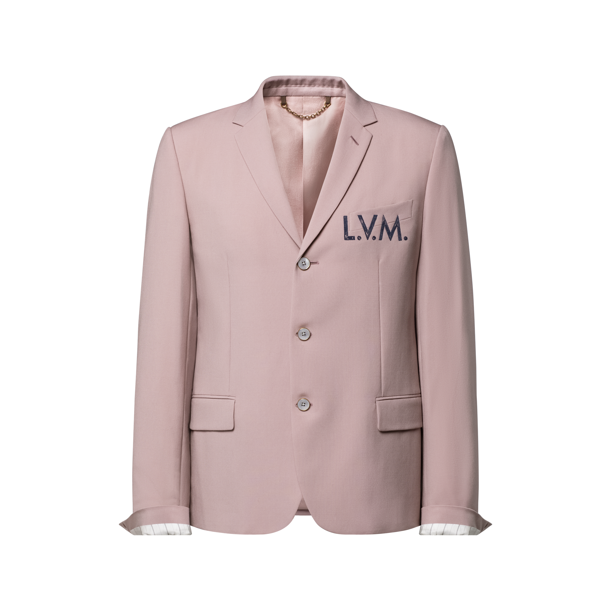 Embroidered Signature Single-Breasted Jacket - For Men 1AJVIM